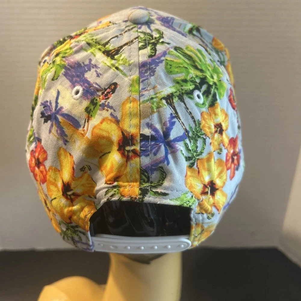 New Era 9FORTY LA Ball Cap Hat Hibiscus Palm Trees Adjustable